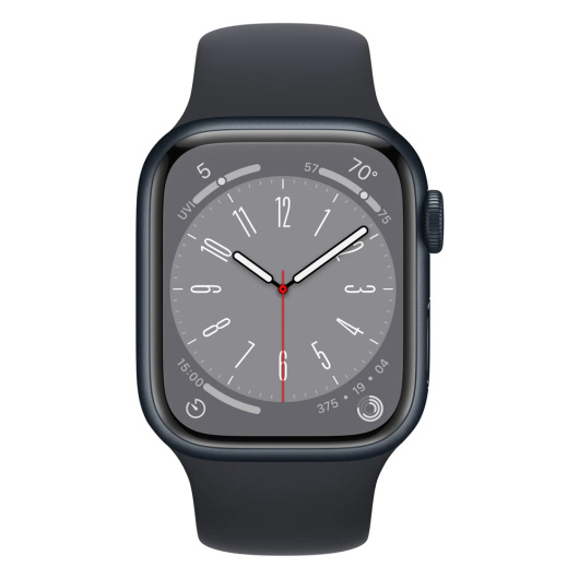 Умные часы Apple Watch Series 8 41 мм Aluminium Case Sport Band Темная ночь S/M  (MNU73)