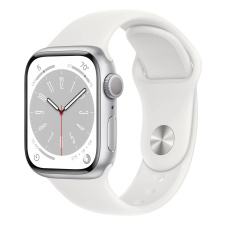 Apple Watch Series 8 Умные часы Apple Watch Series 8 45 мм GPS + Cellular Aluminium Case Sport Band Серебристый S/M watch