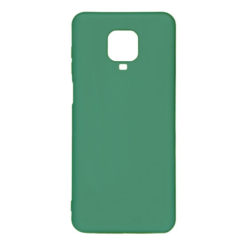 Силиконовый чехол Silicone Сover для Xiaomi Redmi Note 9 Зеленый