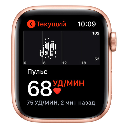 Умные часы Apple Watch SE GPS 44мм Aluminum Case with Sport Band USA Золотистые