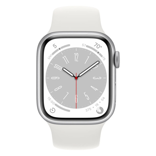 Умные часы Apple Watch Series 8 41 мм Aluminium Case Sport Band Серебристый