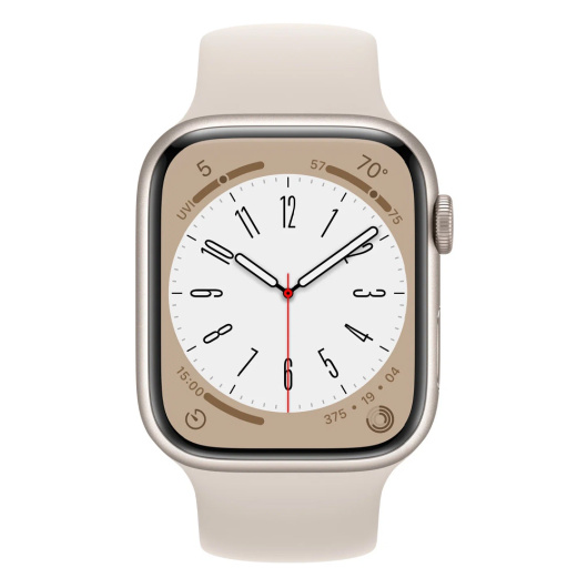 Умные часы Apple Watch Series 8 45 мм Aluminium Case Sport Band Сияющая звезда M/L