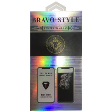 Защитное стекло премиум Bravo Style с олеофобным покрытием для Apple Iphone 11 Pro Max Черное