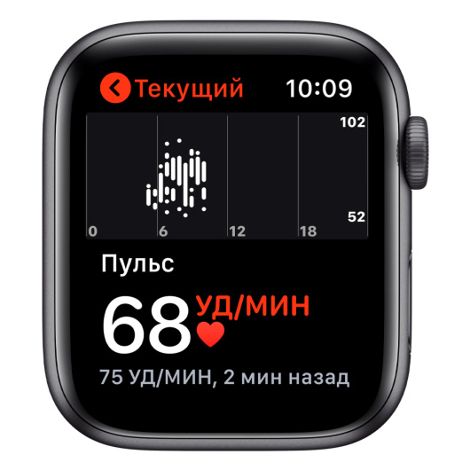 Умные часы Apple Watch SE GPS + Cellular 44мм Aluminum Case with Sport Band Серый космос
