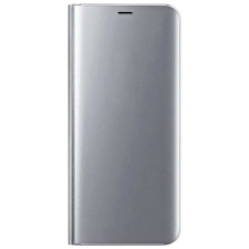 Чехол книжка Clear View для Samsung Galaxy A72 Серебро
