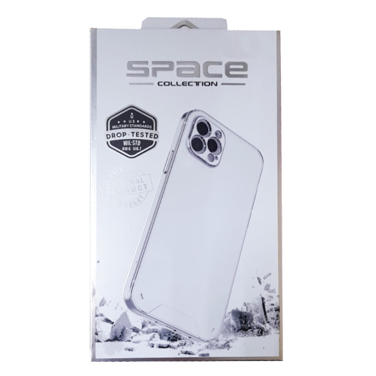 Пластиковая накладка Space для Samsung S24 прозрачный 