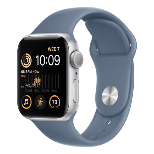 Умные часы Apple Watch Series SE Gen 2 44мм Aluminum Case with Sport Band Синий