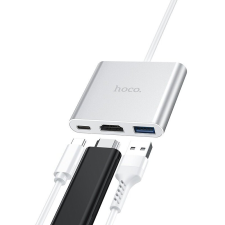 Хаб Hoco HB14 Easy use USB-C на USB3.0 + HDMI + PD