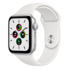 Apple Watch Series SE (2020) Умные часы Apple Watch SE GPS 40мм Aluminum Case with Sport Band серебристый/белый (MYDQ2) watch