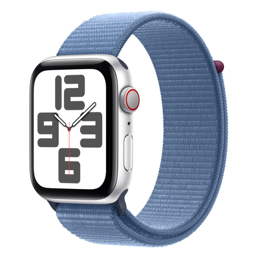 Умные часы Apple Watch Series SE 2023 Cellular 40мм Aluminum Case with Sport Loop Серебристый