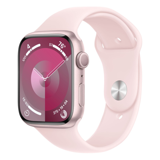 Умные часы Apple Watch Series 9 45 мм Aluminium Case Sport Band Розовый S/M