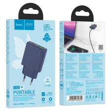 Сетевое зарядное устройство HOCO N45,1 Type-C ,1 USB, 30Вт,черная