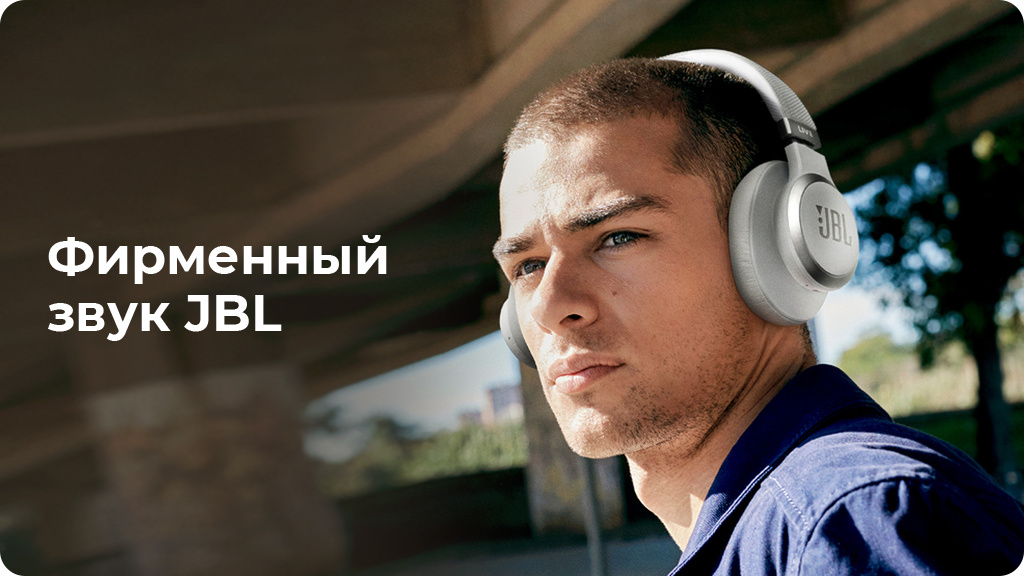 Беспроводные наушники JBL Live 660NC,черный