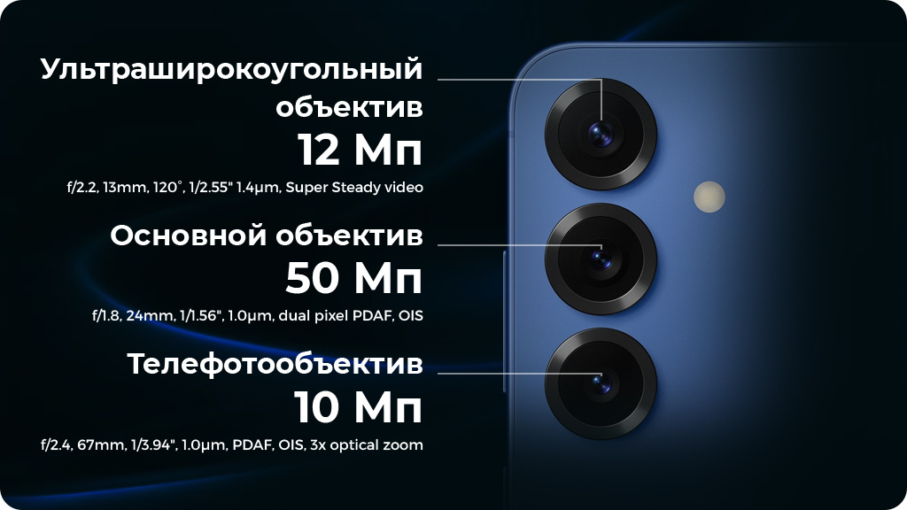 Samsung Galaxy S25+ 12/256GB SM-S936B nano SIM + eSIM Голубой