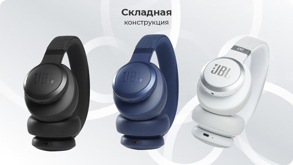 Беспроводные наушники JBL Live 660NC,черный